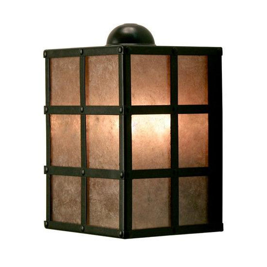 2nd Ave Lighting Baretta 8" Wide Wall Sconce in Blackwash Finish