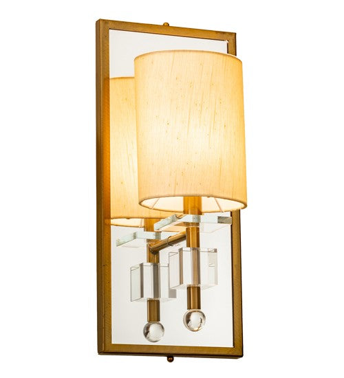 2nd Ave Lighting Barfleur 8" Wall Sconce in Brass Finish