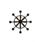 2nd Ave Lighting Barrel Stave 24" Madera 8 LT Chandelier in Coffee Bean Finish