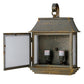 2nd Ave Lighting Bastille 10" Wide Pocket Lantern Wall Sconce in Golden Bronze Finish
