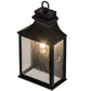 2nd Ave Lighting Bastille 7" Wall Sconce in Blackwash Finish