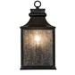 2nd Ave Lighting Bastille 7" Wall Sconce in Blackwash Finish