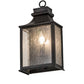 2nd Ave Lighting Bastille 7" Wall Sconce in Blackwash Finish