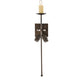 2nd Ave Lighting Bechar 6" Pine Cone Wall Sconce With Dark Burnished Antique Copper Finish