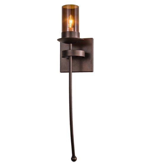 2nd Ave Lighting Bechar 6" Wall Sconce in Mahogany Bronze Finish
