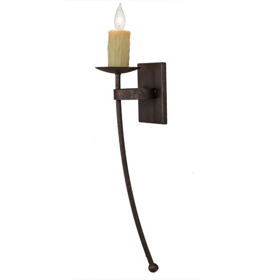 2nd Ave Lighting Bechar 6" Wide Wall Sconce in Gilded Tobacco Finish