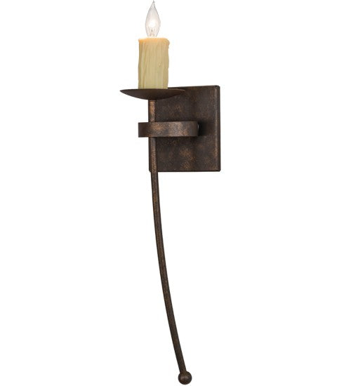 2nd Ave Lighting Bechar 6" Wide Wall Sconce in Gilded Tobacco Finish