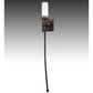 2nd Ave Lighting Bechar Wall 6" Wide Wall Sconce in Coffee Bean Finish