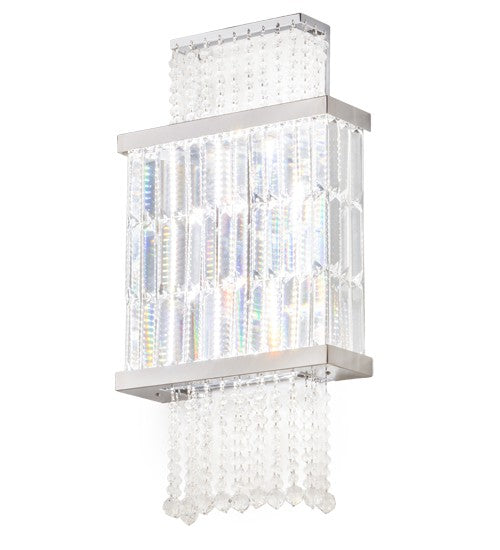 2nd Ave Lighting Beckam 13" Wide Wall Sconce in Chrome Finish