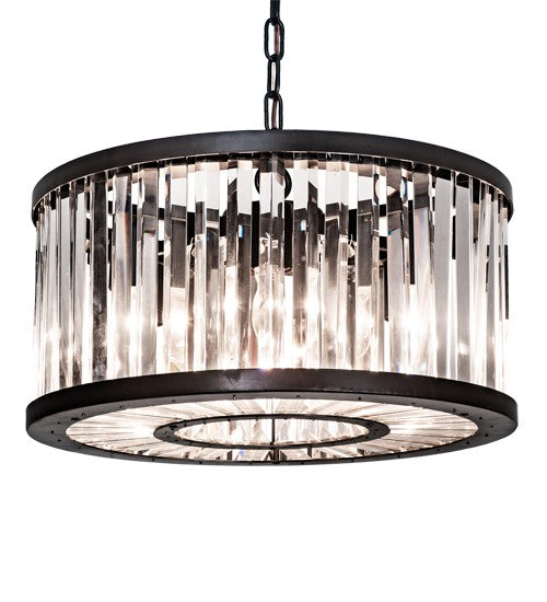 2nd Ave Lighting Beckam 18" Pendant in Solar Black Finish
