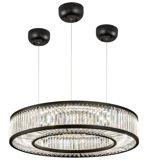 2nd Ave Lighting Beckam 36" Pendant in Matte Black Finish