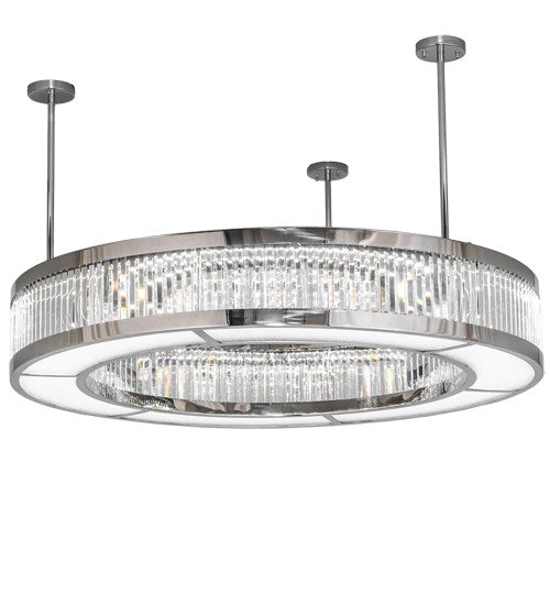 2nd Ave Lighting Beckam 57" Pendant in Chrome Finish