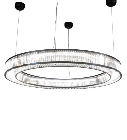 2nd Ave Lighting Beckam 72" Wide Pendant in Matte Black
