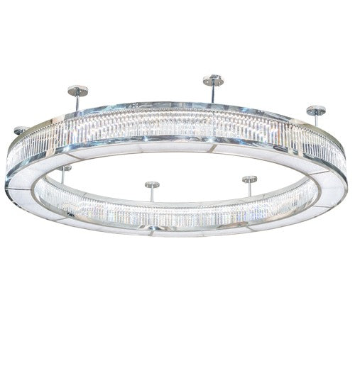 2nd Ave Lighting Beckam 96" Wide Pendant in Chrome Finish