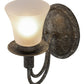2nd Ave Lighting Bell 5" Wall Sconce in Ash Finish