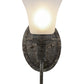 2nd Ave Lighting Bell 5" Wall Sconce in Ash Finish