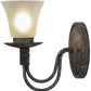 2nd Ave Lighting Bell 5" Wall Sconce in Ash Finish