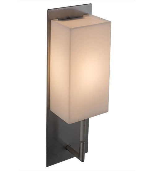 2nd Ave Lighting Benchmark 5" Wall Sconce in Satin Nickel Finish