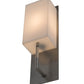 2nd Ave Lighting Benchmark 5" Wall Sconce in Satin Nickel Finish