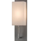 2nd Ave Lighting Benchmark 5" Wall Sconce in Satin Nickel Finish