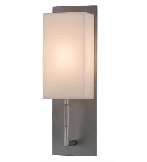 2nd Ave Lighting Benchmark 5" Wall Sconce in Satin Nickel Finish