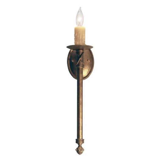 2nd Ave Lighting Benedict 5" 1-Light Autumn Leaf Wall Sconce