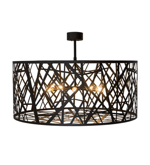 2nd Ave Lighting Bird's Nest 54" Semi-Flushmount in Oil Rubbed Bronze Finish