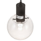 2nd Ave Lighting Bola 6" Mini Pendant in Textured Black Finish