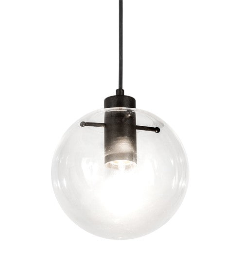 2nd Ave Lighting Bola 8" Mini Pendant in Textured Black Finish