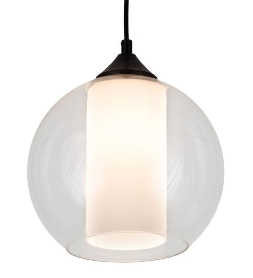 2nd Ave Lighting Bola 9.5" Cilindro Pendant in Craftsman Brown