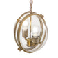 2nd Ave Lighting Bola Cupla 11" Wide Pendant in Brass Finish