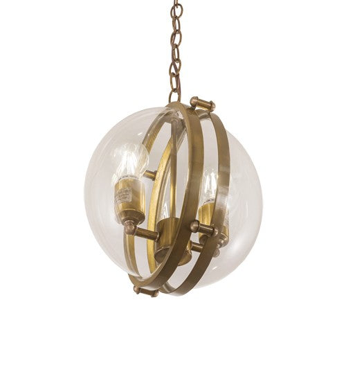 2nd Ave Lighting Bola Cupla 11" Wide Pendant in Brass Finish