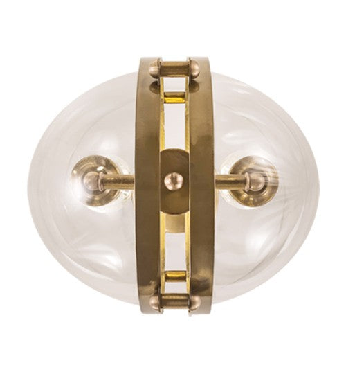 2nd Ave Lighting Bola Cupla 11" Wide Pendant in Brass Finish