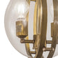 2nd Ave Lighting Bola Cupla 11" Wide Pendant in Brass Finish