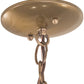 2nd Ave Lighting Bola Cupla 11" Wide Pendant in Brass Finish