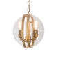 2nd Ave Lighting Bola Cupla 11" Wide Pendant in Brass Finish