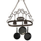 2nd Ave Lighting Bon Appetit 34" Long 2 Light Pot Rack in Gilded Tobacco Finish