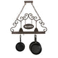2nd Ave Lighting Bon Appetit 34" Long 2 Light Pot Rack in Gilded Tobacco Finish