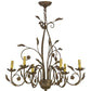 2nd Ave Lighting Bordeaux 36" Wide 6 LT Chandelier in Pompeii Gold
