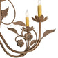 2nd Ave Lighting Bordeaux 36" Wide 8 LT Chandelier With Antique Rust Finish