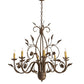 2nd Ave Lighting Bordeaux 36" Wide 8 LT Chandelier With Antique Rust Finish