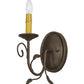 2nd Ave Lighting Bordeaux 5" Wall Sconce in Gilded Tobacco Finish