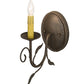 2nd Ave Lighting Bordeaux 5" Wall Sconce in Gilded Tobacco Finish