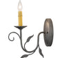 2nd Ave Lighting Bordeaux 5" Wall Sconce in Iron Ore Finish