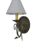 2nd Ave Lighting Bordeaux 7" Wide Wall Sconce in Capri Finish