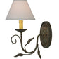 2nd Ave Lighting Bordeaux 7" Wide Wall Sconce in Capri Finish