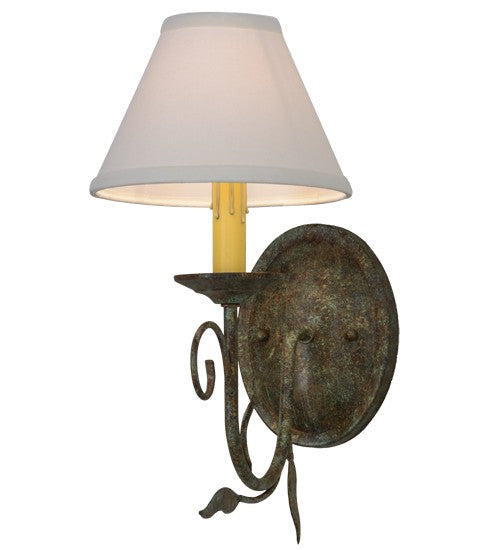 2nd Ave Lighting Bordeaux 7" Wide Wall Sconce in Capri Finish