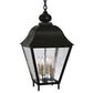 2nd Ave Lighting Boston 14" Clear Seeded Glass Square Wrought Iron Lantern Pendant Light