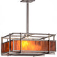 2nd Ave Lighting Boulder Creek 20" Pendant With Steel Finish