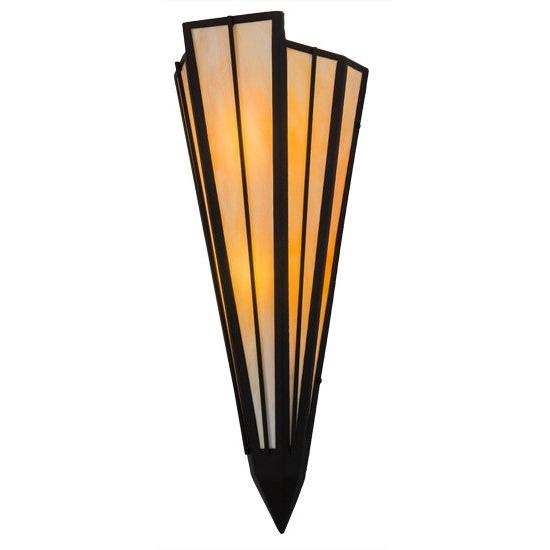 2nd Ave Lighting Brum 8.5" Wall Sconce in Textured Black Finish